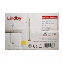 Lindby - Лампион JOST 1xE27/10W/230V + 1xE14/5W