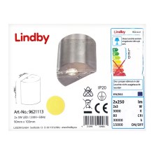 Lindby - LED Аплик LAREEN 2xLED/3W/230V
