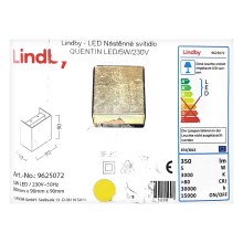 Lindby - LED Аплик QUENTIN LED/5W/230V