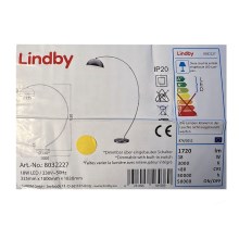 Lindby - LED Димируем лампион ZARA LED/18W/230V