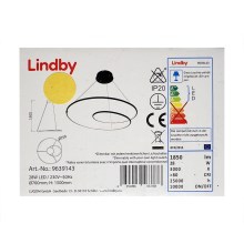 Lindby - LED Димируем пендел LUCY LED/28W/230V