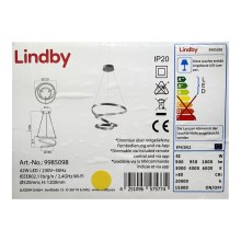 Lindby - LED Димируем пендел VERIO LED/230V + дистанционно управление