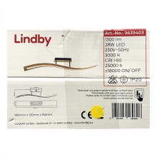 Lindby - LED Димируем полилей за повърхностен монтаж LARISA LED/28W/230V