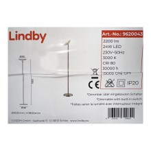 Lindby - LED Димируем сензорен лампион MALEA LED/24W/230V