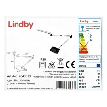 Lindby - LED Димируема сензорна настолна лампа FELIPE LED/4,5W/230V
