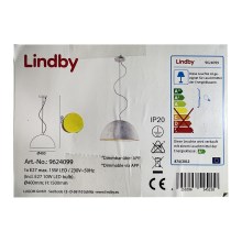 Lindby - LED RGB Димируем пендел CAROLLE LED/10W/230V Wi-Fi Tuya