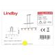 Lindby - Пендел DELIRA 5xE14/40W/230V матов хром