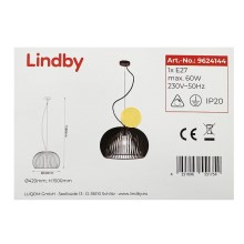 Lindby - Пендел JURSA 1xE27/60W/230V
