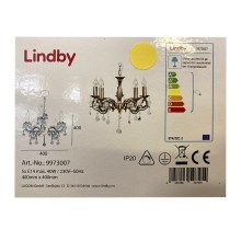 Lindby - Пендел KORA 5xE14/40W/230V
