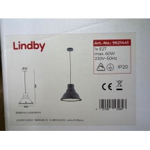 Lindby - Пендел PERCIVAL 1xE27/60W/230V