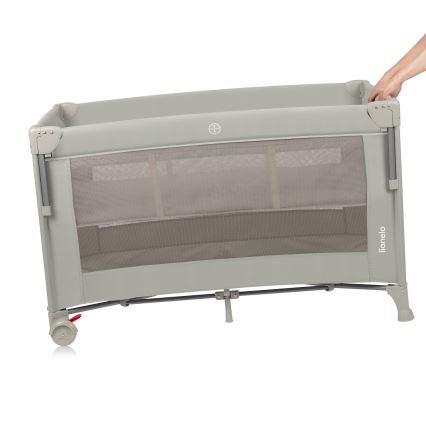 Lionelo - 3 в 1 пътна кошара ELLEN, бежов пясък