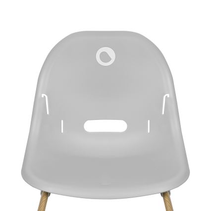 Lionelo - 4-в-1 детски стол за хранене DALIA SET, сив/натурален