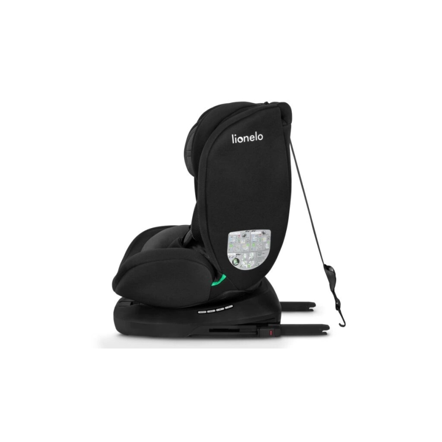 Lionelo - Автокресло BASTIAAN i-Size 40-150 cm черно/сиво