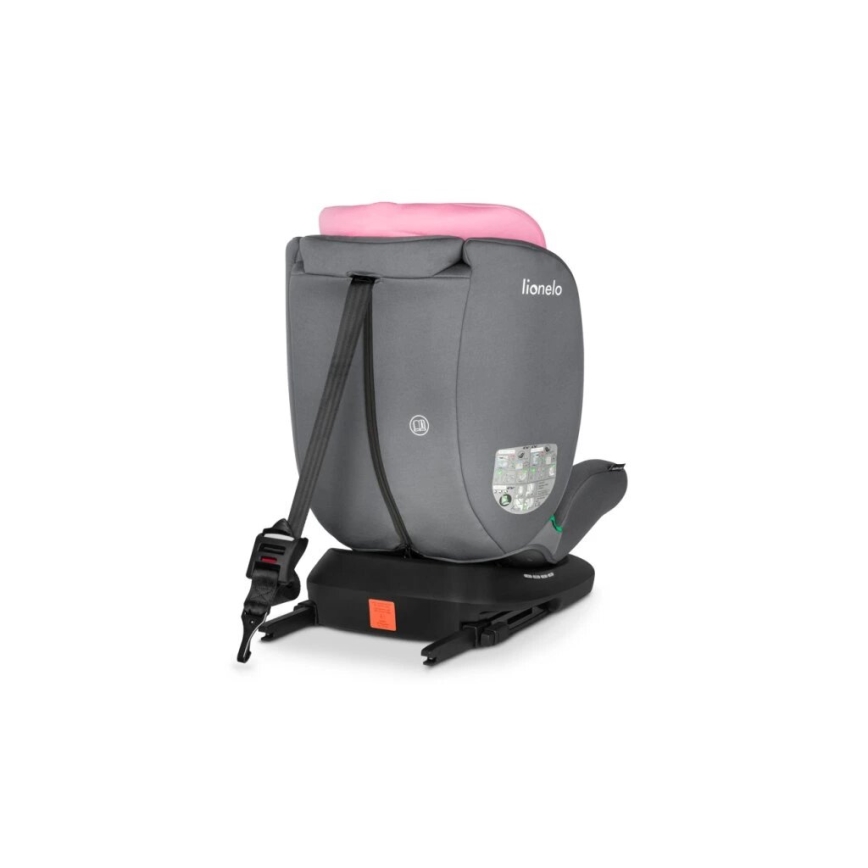 Lionelo - Автокресло BASTIAAN i-Size 40-150 cm сиво/розово
