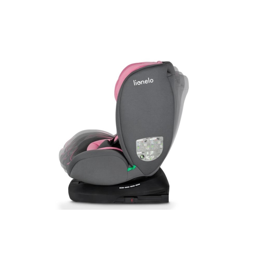 Lionelo - Автокресло BASTIAAN i-Size 40-150 cm сиво/розово
