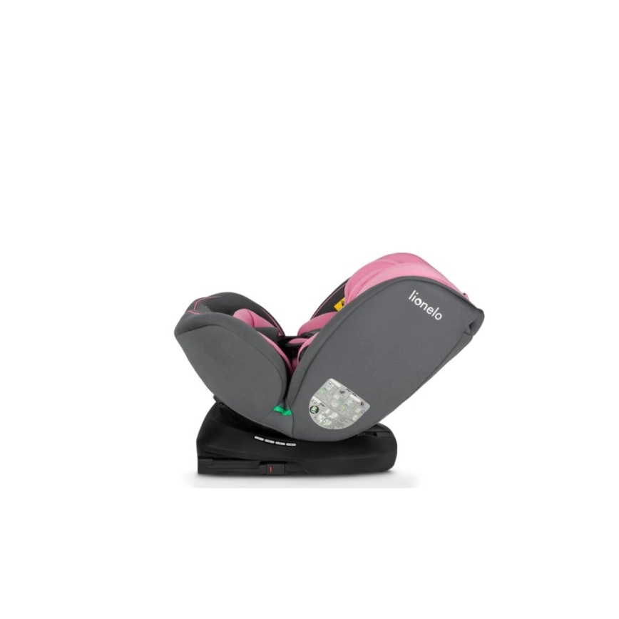 Lionelo - Автокресло BASTIAAN i-Size 40-150 cm сиво/розово