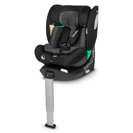 Lionelo - Автокресло BRAAM i-Size с въртяща се база 40-150 cm, черен карбон