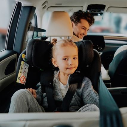 Lionelo - Автокресло BRAVE i-Size с въртяща се база, 40-150 cm, черен карбон