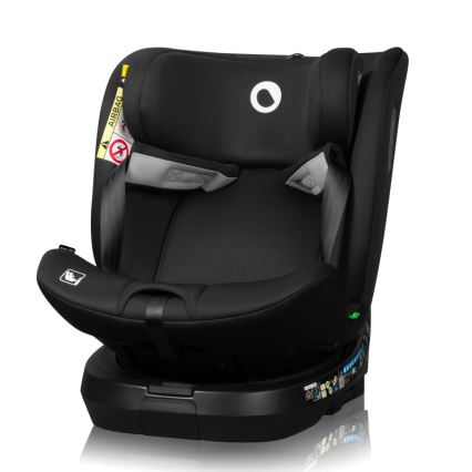 Lionelo - Автокресло BRAVE с въртяща се основа i-Size 40–150 см, черен карбон