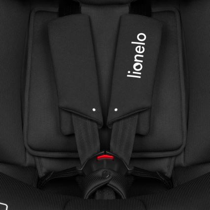 Lionelo - Автокресло BRAVE с въртяща се основа i-Size 40–150 см, черен карбон