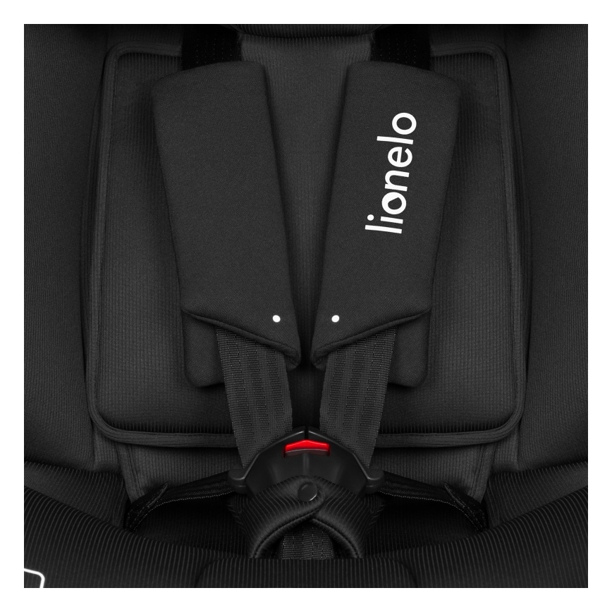 Lionelo - Автокресло BRAVE с въртяща се основа i-Size 40–150 см, черен карбон