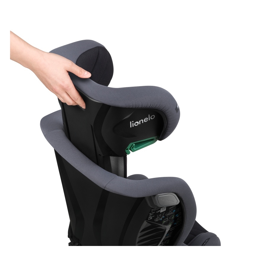 Lionelo - Автокресло IGO i-Size 100-150 cm Графитено сиво