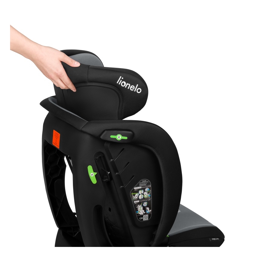 Lionelo - Автокресло IZZY i-Size 40-150 см Черно/Сиво