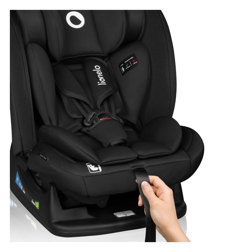 Lionelo - Автокресло IZZY i-Size 40-150 см черен карбон