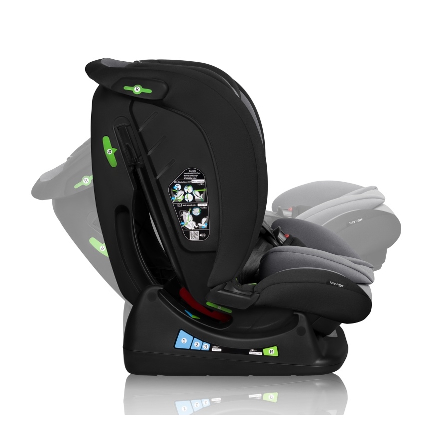 Lionelo - Автокресло IZZY i-Size 40-150 см Черно/Сиво