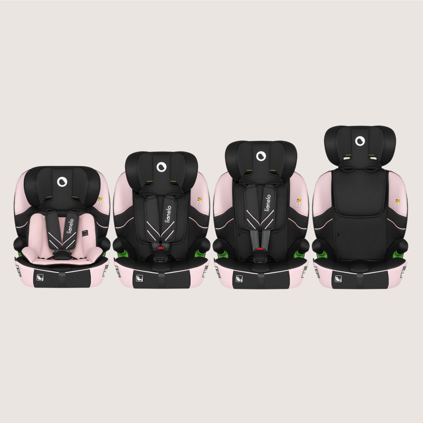 Lionelo - Автокресло LEVI FIX i-Size 76-150 cm Pink Baby