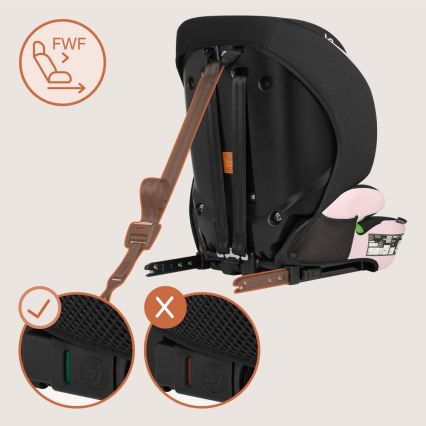 Lionelo - Автокресло LEVI FIX i-Size 76-150 cm Pink Baby