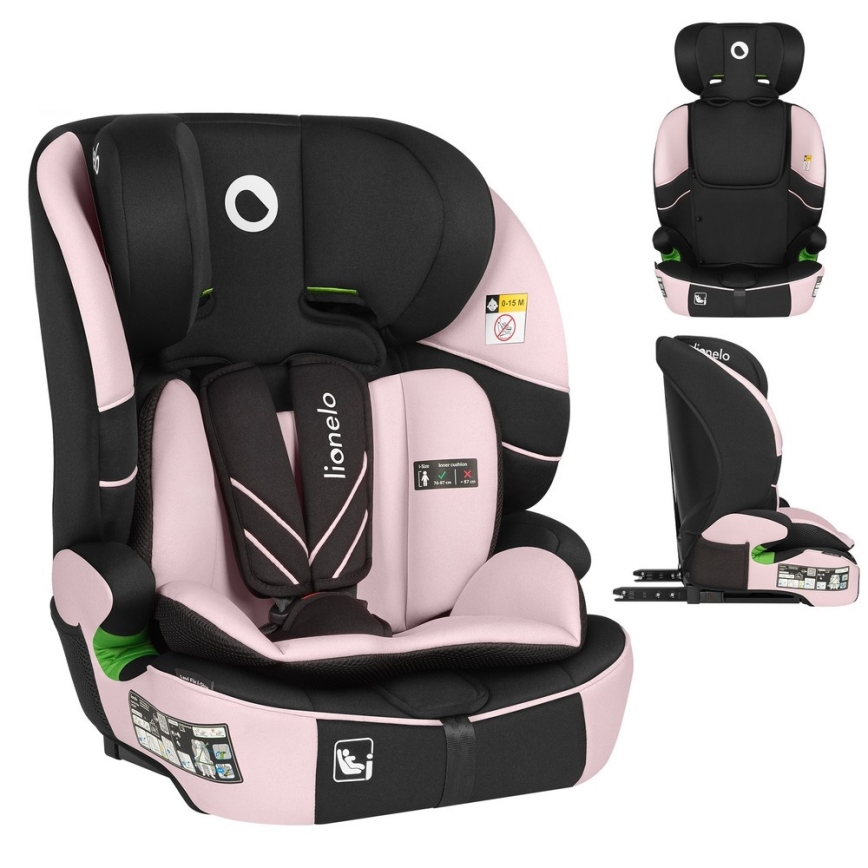Lionelo - Автокресло LEVI FIX i-Size 76-150 cm Pink Baby