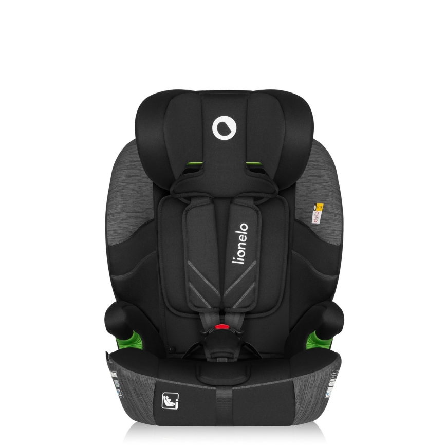 Lionelo - Автокресло LEVI FIX i-Size за деца с ръст 76–150 см, сиво (Grey Stone)