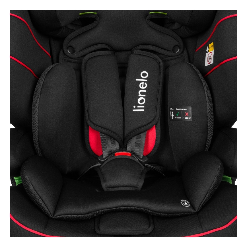 Lionelo - Автокресло LEVI i-Size 76-150 cm Sporty Black