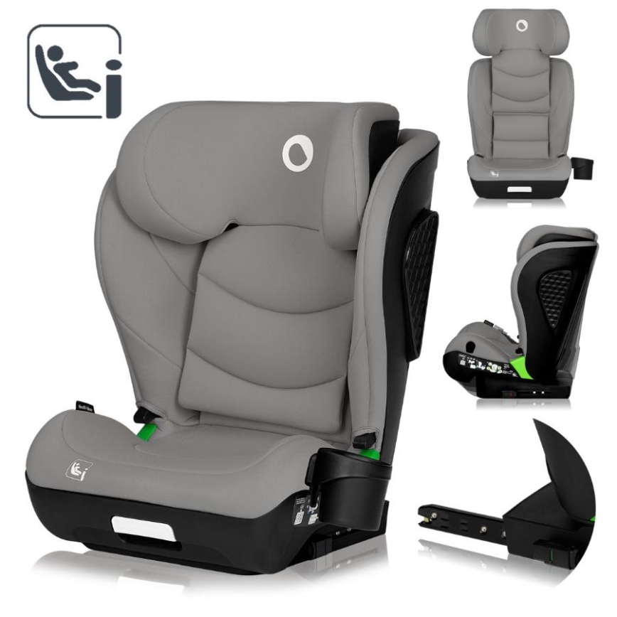Lionelo - Автокресло NEAL i-Size 100–150 см Grey Concrete