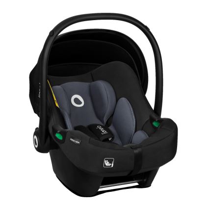 Lionelo - Автокресло с база ASTRID SET i-Size 40-87 cm черно-сиво