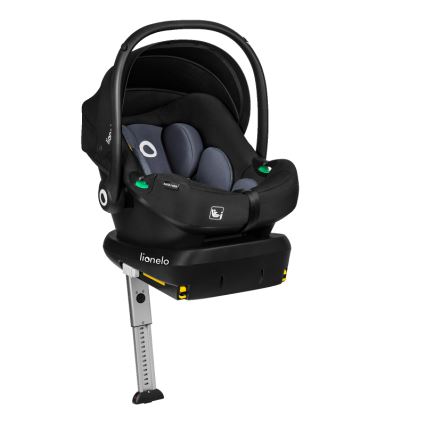 Lionelo - Автокресло с база ASTRID SET i-Size 40-87 cm черно-сиво