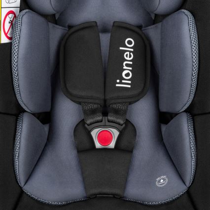Lionelo - Автокресло с база ASTRID SET i-Size 40-87 cm черно-сиво