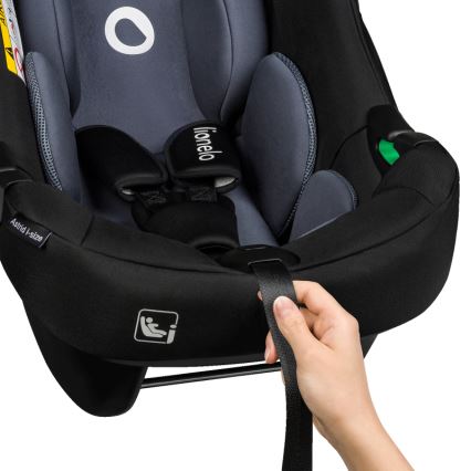 Lionelo - Автокресло с база ASTRID SET i-Size 40-87 cm черно-сиво