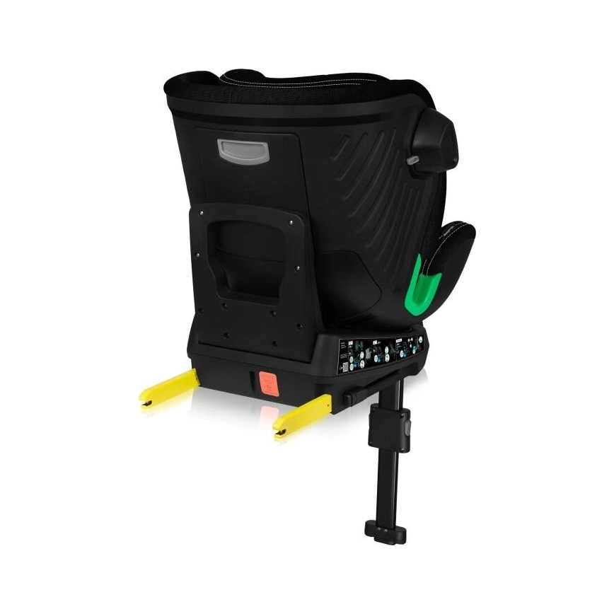 Lionelo - Автокресло с основа, въртящо се HARMONY i-Size 40-150 см черно