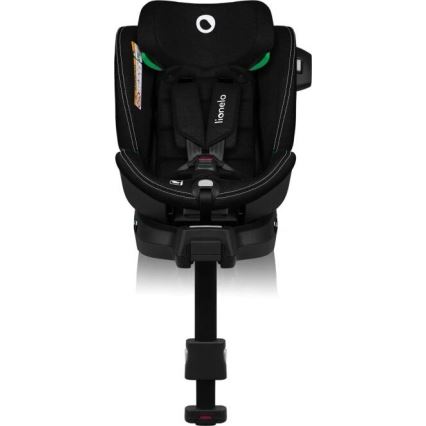 Lionelo - Автокресло с основа, въртящо се HARMONY i-Size 40-150 см черно