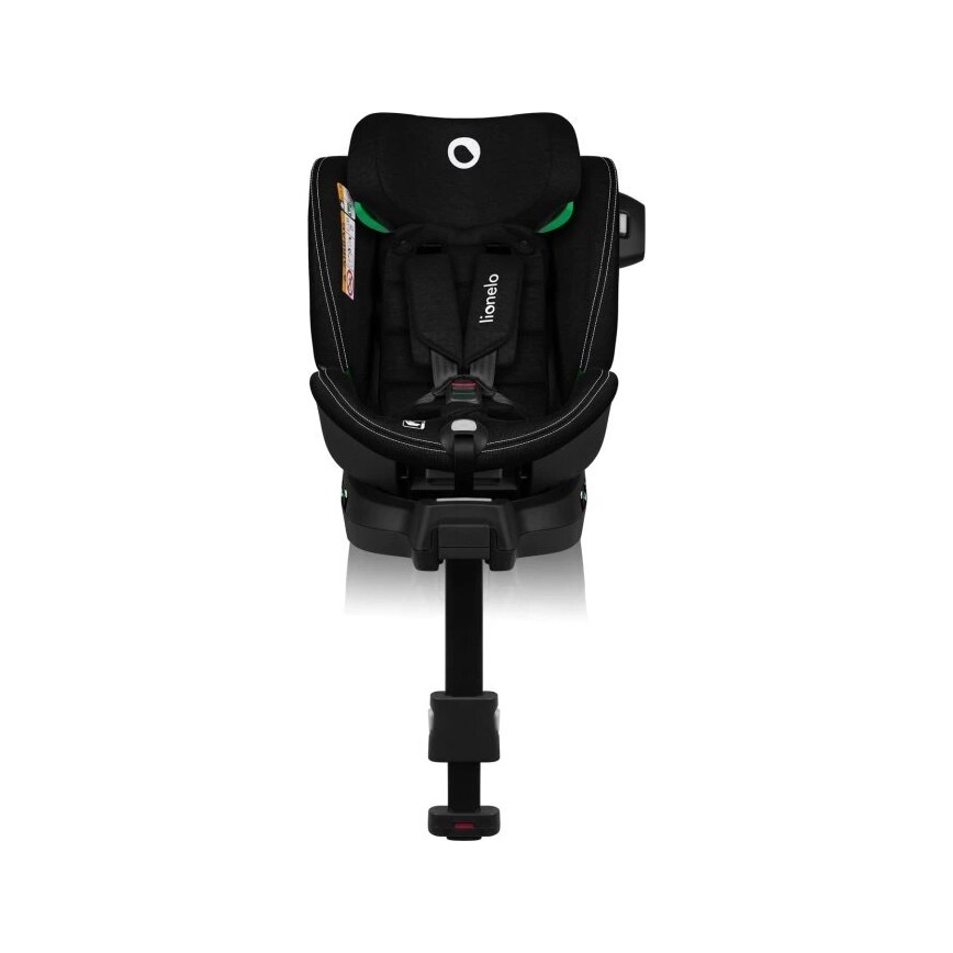 Lionelo - Автокресло с основа, въртящо се HARMONY i-Size 40-150 см черно
