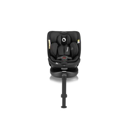 Lionelo - Автокресло с основа, въртящо се NAVY i-Size 40-150 см черно