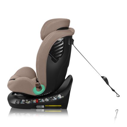 Lionelo - Детско столче за кола с въртяща се база BASTIAAN ONE i-Size 40-150 cm Пясъчно бежово