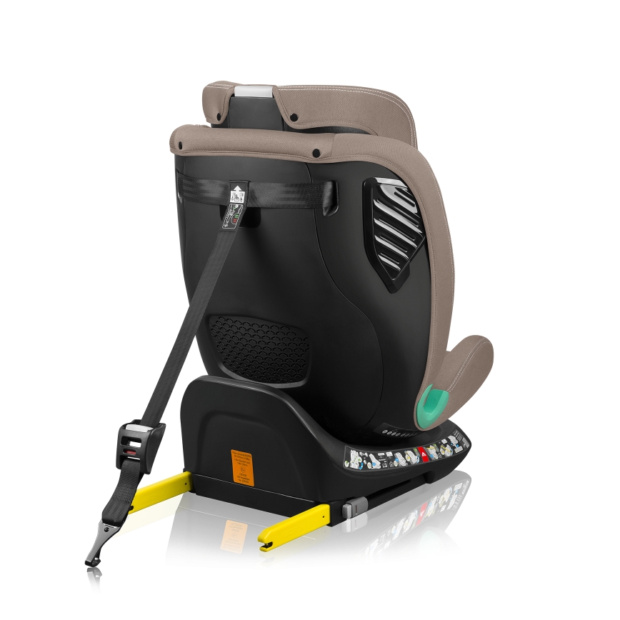 Lionelo - Детско столче за кола с въртяща се база BASTIAAN ONE i-Size 40-150 cm Пясъчно бежово