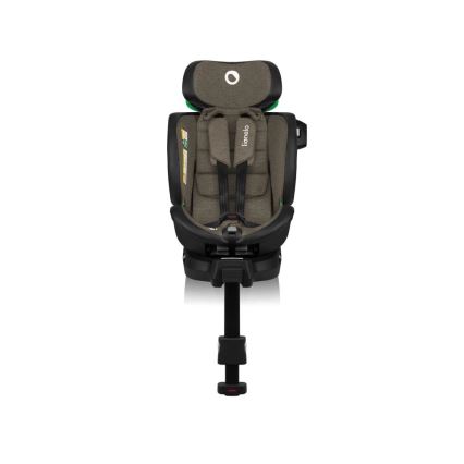 Lionelo - Автокресло с основа, въртящо се HARMONY i-Size 40-150 см черно/маслинено