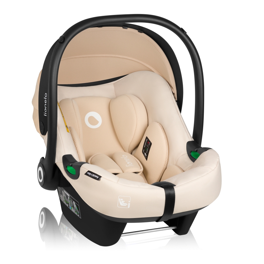 Lionelo - Автокресло с основа ASTRID SET i-Size 40-87 cm Бежов пясък