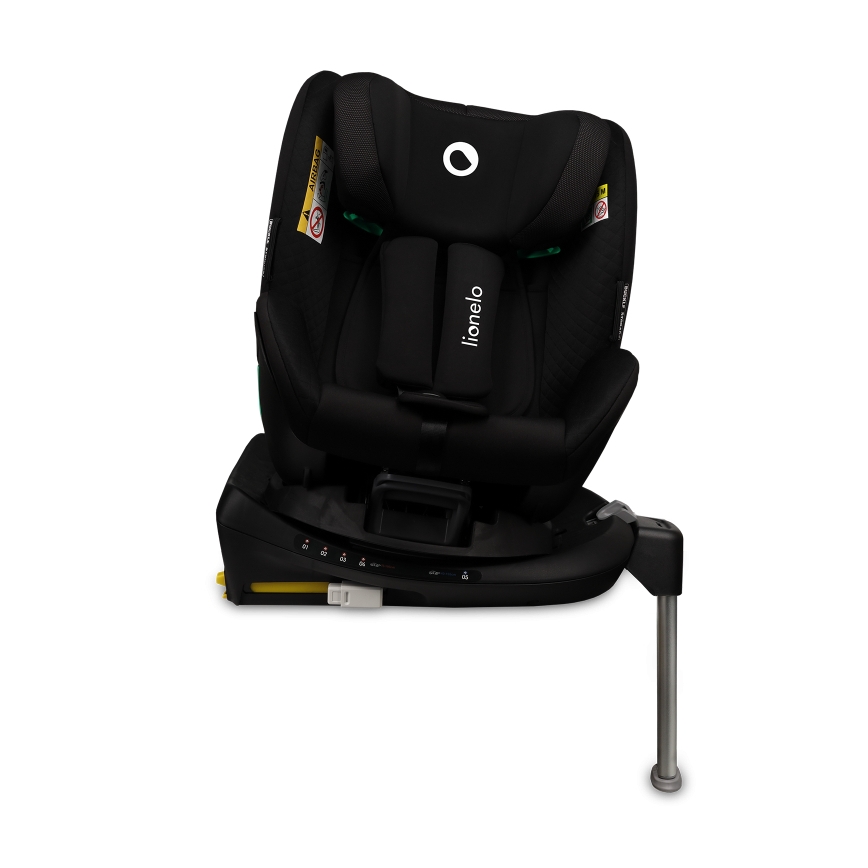 Lionelo - Автокресло с въртяща се основа ANTOON PLUS i-Size 40-105 cm Черен оникс