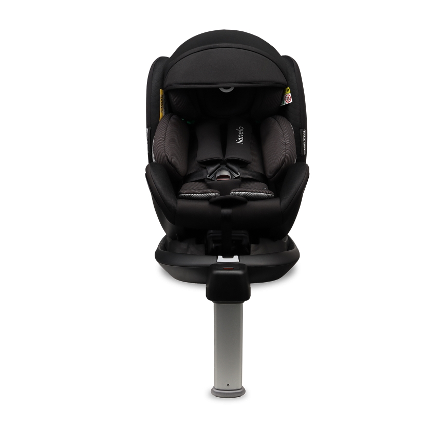 Lionelo - Автокресло с въртяща се основа ANTOON PLUS i-Size 40-105 cm Черен оникс