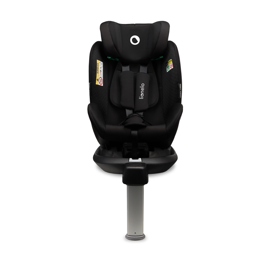 Lionelo - Автокресло с въртяща се основа ANTOON PLUS i-Size 40-105 cm Черен оникс